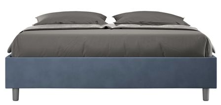 Cadre de lit 39 cm en microfibre Avika - Minimalisme et Modernité