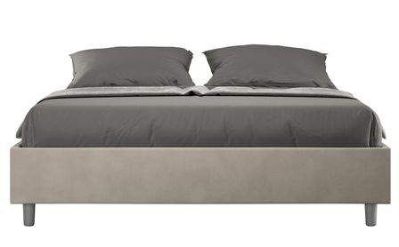 Cadre de lit 39 cm en microfibre Avika - Minimalisme et Modernité