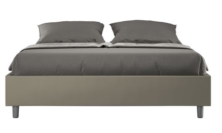 Cadre de lit 39 cm en simili cuir Agora