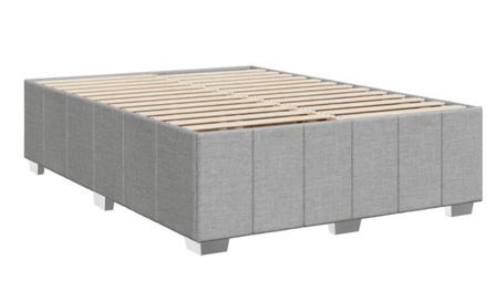 Cadre de lit 46 cm en tissu Kloé - Élégance contemporaine