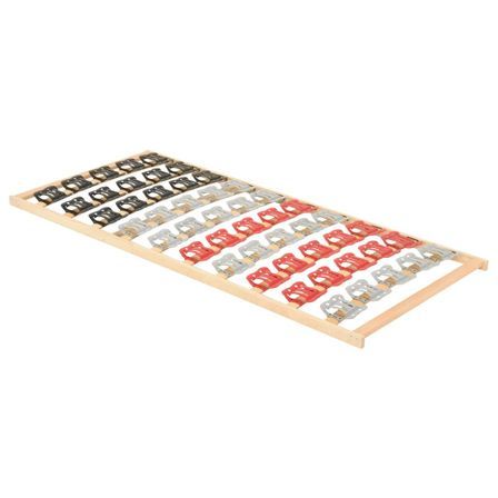 Cadre de lit avec 12 lattes et supports 80x200 cm