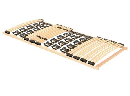 Cadre de lit avec 38 lattes 100x200 cm