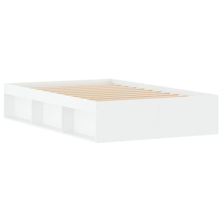 Cadre de lit blanc 120x190 cm petit double