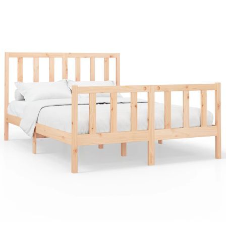 Lit Bois de pin massif 120x200 cm 12