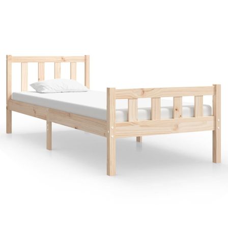 Lit Bois massif 75x190 cm Petit simple 5