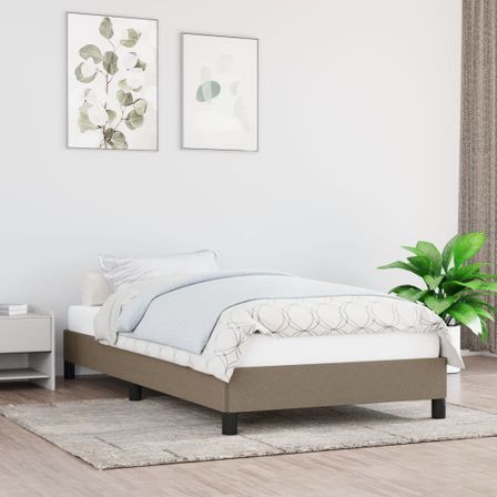 Cadre de lit Taupe 80 x 200 cm Tissu