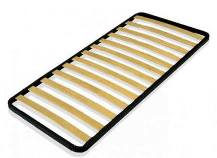 Cadre en acier renforcé à 13 lattes en bois - Qualité Italienne