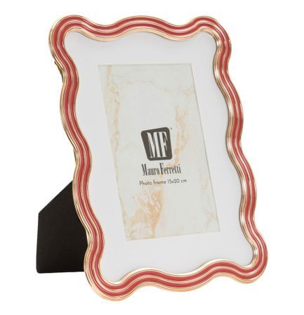 Cadre photo elizabeth rouge cm 17,5x1,3x22,5 (dimensions intérieures cm 15x20)