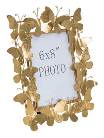 Cadre photo papillon glam 28 x 11,5 x 30,5 cm (dimensions intérieures 15 x 20 cm)
