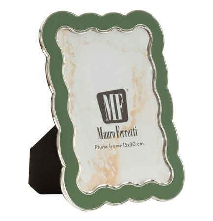 Cadre photo vert charlotte cm 15,7x1,3x21,10 (dimensions intérieures cm 12,5x17,5)
