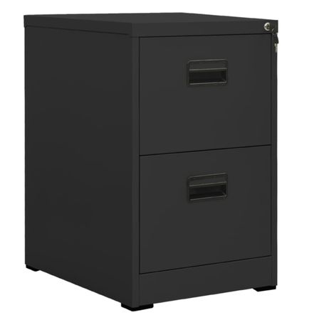 Caisson à classeurs en acier Kara H 72.5 cm - Mobilité et rangement Optimisé