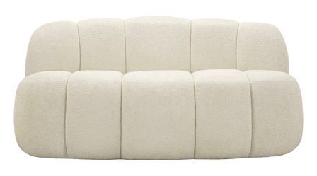 Canapé 2 places Ball blanc design sculptural lumineux