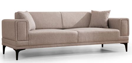 Canapé 3 places convertible en tissu Toviga 230 cm