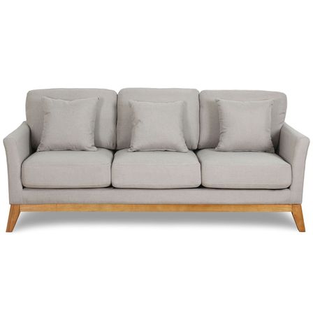 Canapé 3 places scandinave tissu beige Kynok