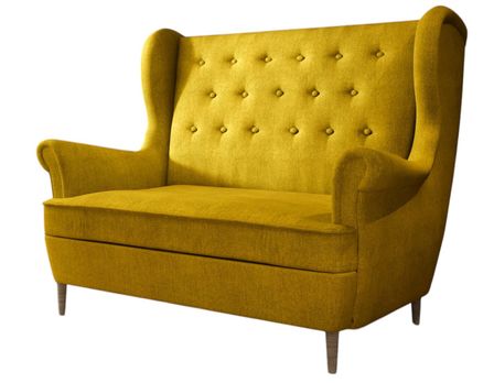 Canapé bergère LIZZI – Élégance rétro et confort absolu