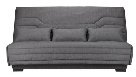 Canapé Clic Clac nouveau tissu avec coffre matelas Bultex 15 cm Bianca 140x200 cm