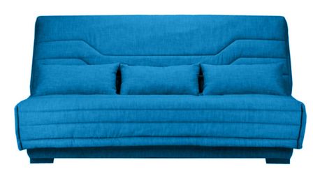 Canapé Clic Clac nouveau tissu avec coffre matelas Bultex 15 cm Bianca 140x200 cm