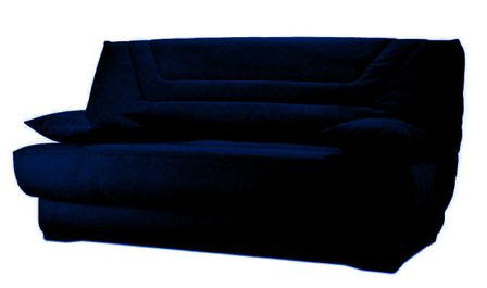 Canapé clic clac tissu avec rangement matelas Bultex 20 cm Sabor 193 cm