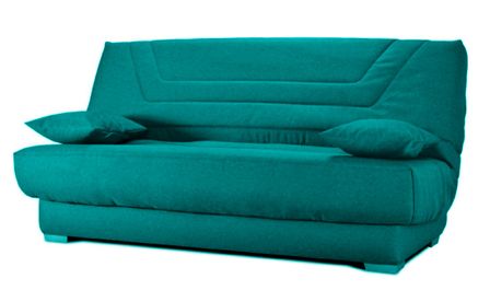 Canapé clic clac tissu avec rangement matelas Bultex 20 cm Sabor 193 cm