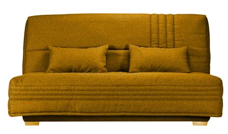 Canapé clic clac tissu avec rangement matelas Sofaconfort 17 cm Parko 193 cm