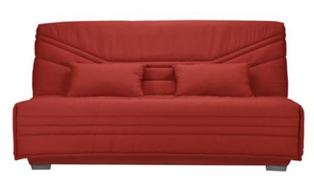 Canapé clic clac tissu avec rangement matelas Sofaconfort 17 cm Parko 193 cm