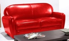 Canapé Club 2 places Rouge