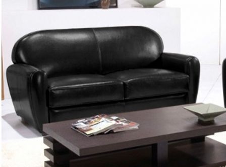 Canapé Club 3 places Noir