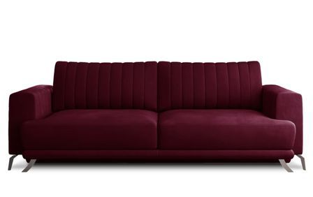 Canapé convertible 4 places velours ELISE 250 cm – Confort et élégance