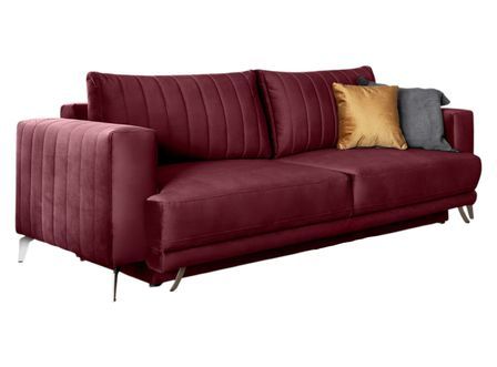 Canapé convertible 4 places velours ELISE 250 cm – Confort et élégance