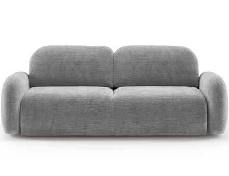 Canapé convertible moderne en tissu ZULA avec coffre de rangement - 250 cm