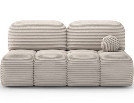 Canapé convertible NUVA en tissu côtelé – Élégance, douceur et confort au quotidien