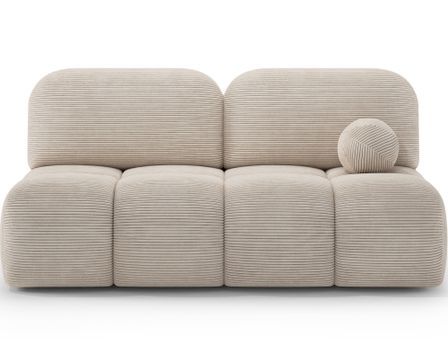 Canapé convertible NUVA en tissu côtelé – Élégance, douceur et confort au quotidien