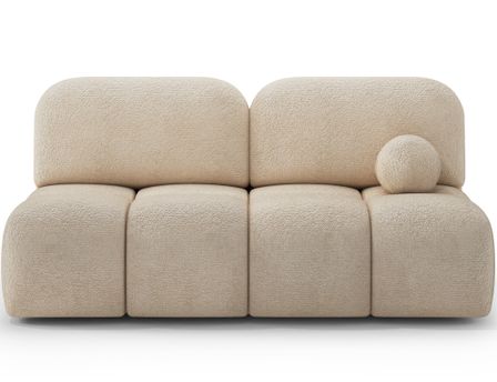 Canapé convertible NUVA en tissu texturé – Élégance moderne et confort durable