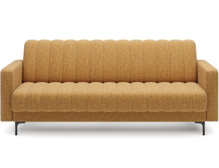 Canapé convertible ROMY en tissu avec coffre de rangement – 212 cm
