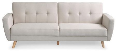 Canapé convertible scandinave tissu beige Fresha