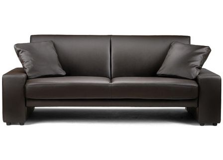 Canapé convertible simili cuir marron Marcus 2