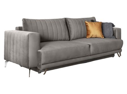 Canapé convertible velours ELISE – Confort et élégance