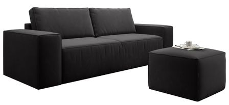 Canapé convertible WILACE en velours – 260 cm