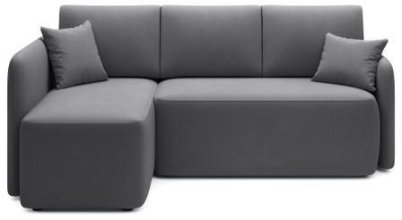 Canapé d’angle convertible 3 places TAKIN en tissu – 206 cm