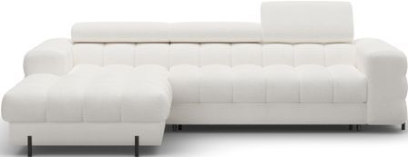 Canapé d’angle convertible 4 places tissu KATE 285 cm