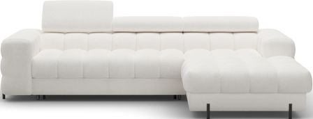 Canapé d’angle convertible 4 places tissu KATE 285 cm