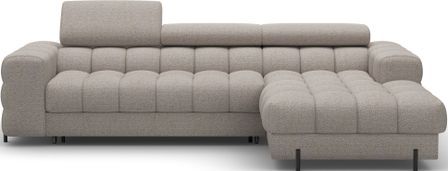 Canapé d’angle convertible 4 places tissu KATE 285 cm