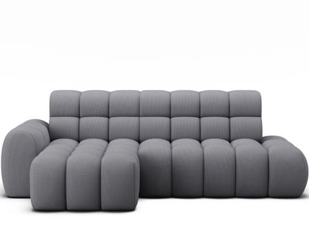 Canapé d’angle convertible 4 places tissu KINDO 283 cm – Assise électrique