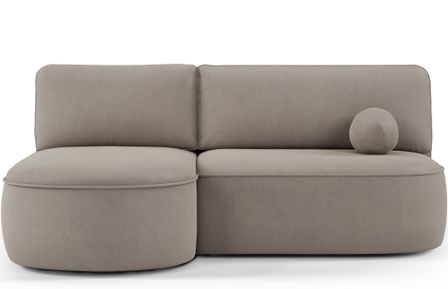 Canapé d’angle convertible VERNA en tissu – 220 cm
