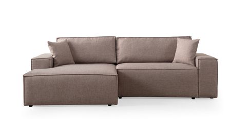 Canapé d'angle moderne convertible avec rangement Morea 260 cm