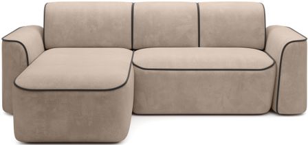 Canapé d'angle relax électrique en tissu DUMAS - Innovation bien-être