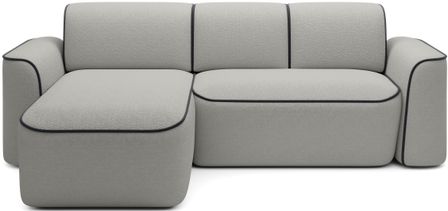 Canapé d'angle relax électrique en tissu DUMAS - Innovation bien-être