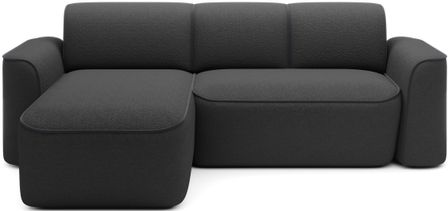 Canapé d'angle relax électrique en tissu DUMAS - Innovation bien-être