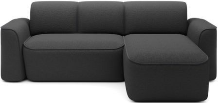 Canapé d'angle relax électrique en tissu DUMAS - Innovation bien-être