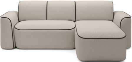 Canapé d'angle relax électrique en tissu DUMAS - Innovation bien-être